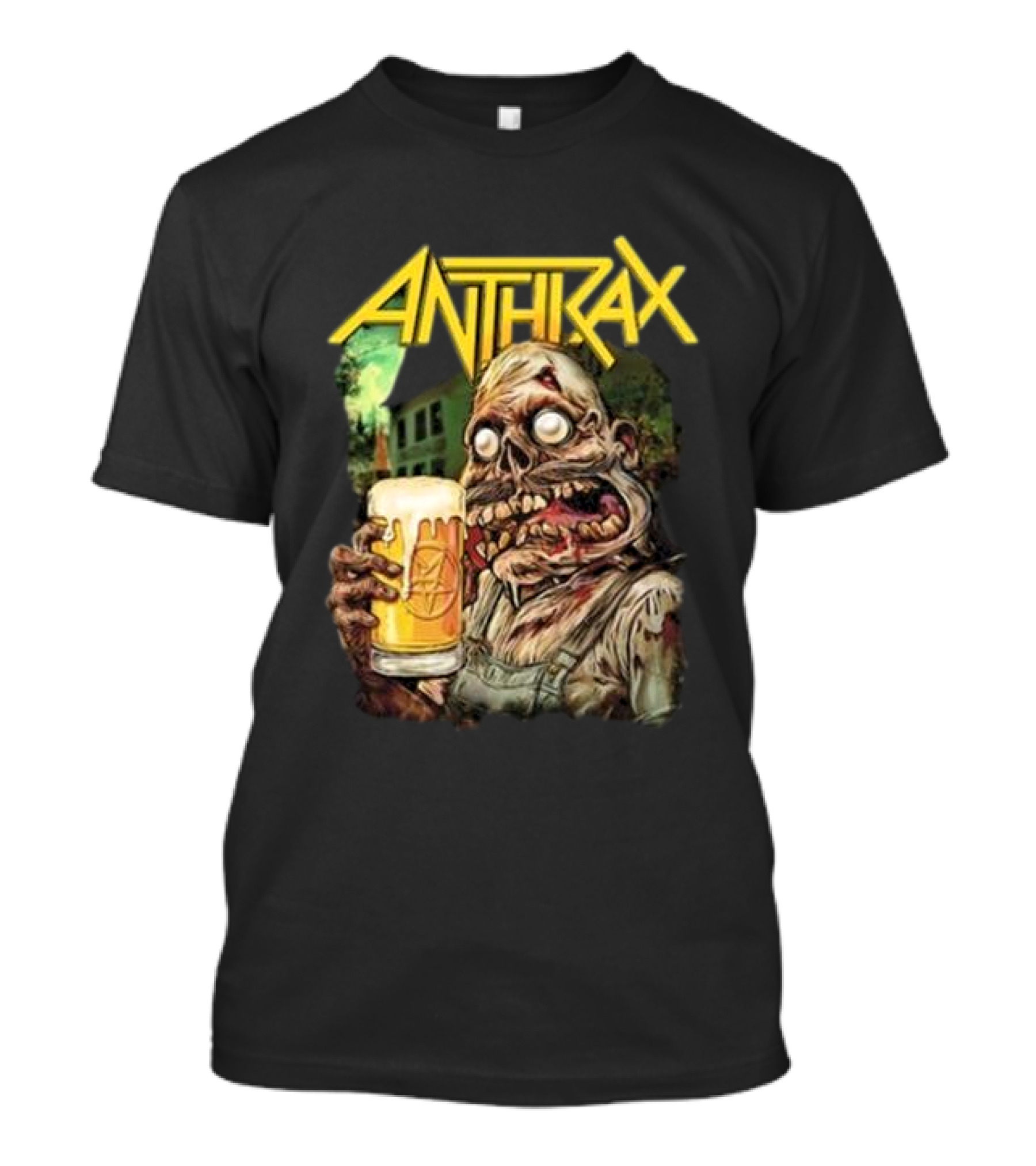 Anthrax Zombie Oktoberfest Beer Mug Brew Monster T-Shirt