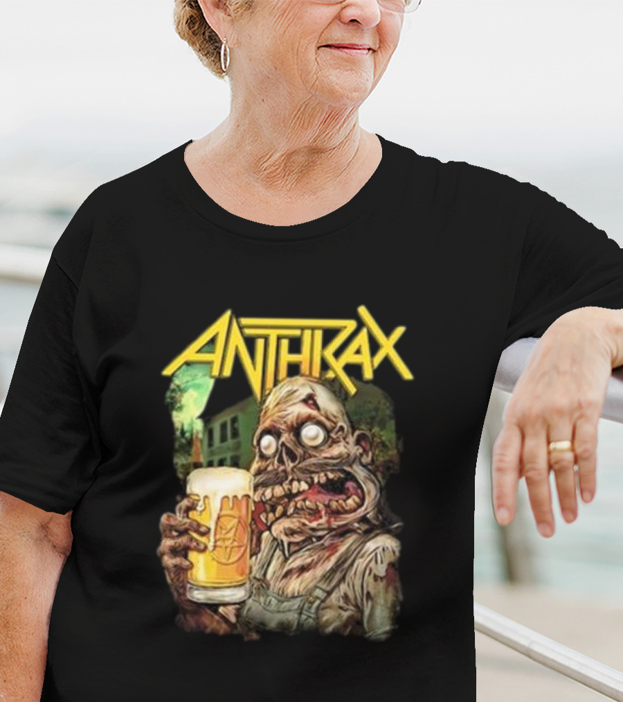 Anthrax Zombie Oktoberfest Beer Mug Brew Monster T-Shirt