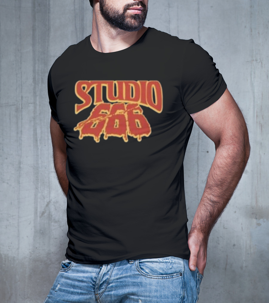 Studio 666 Foo Fighters Iconic Dripping Horror Text T-Shirt