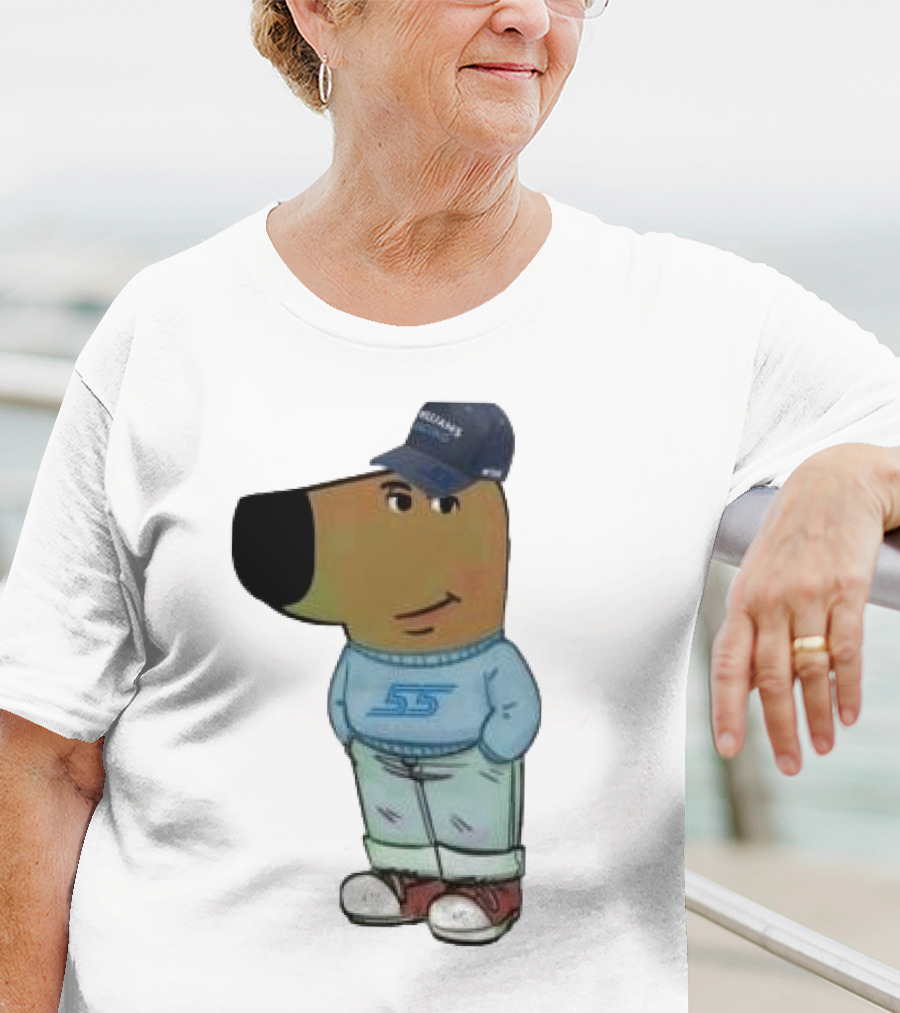 Williams Racing 55 Chill Guy Dog Hat T-Shirt
