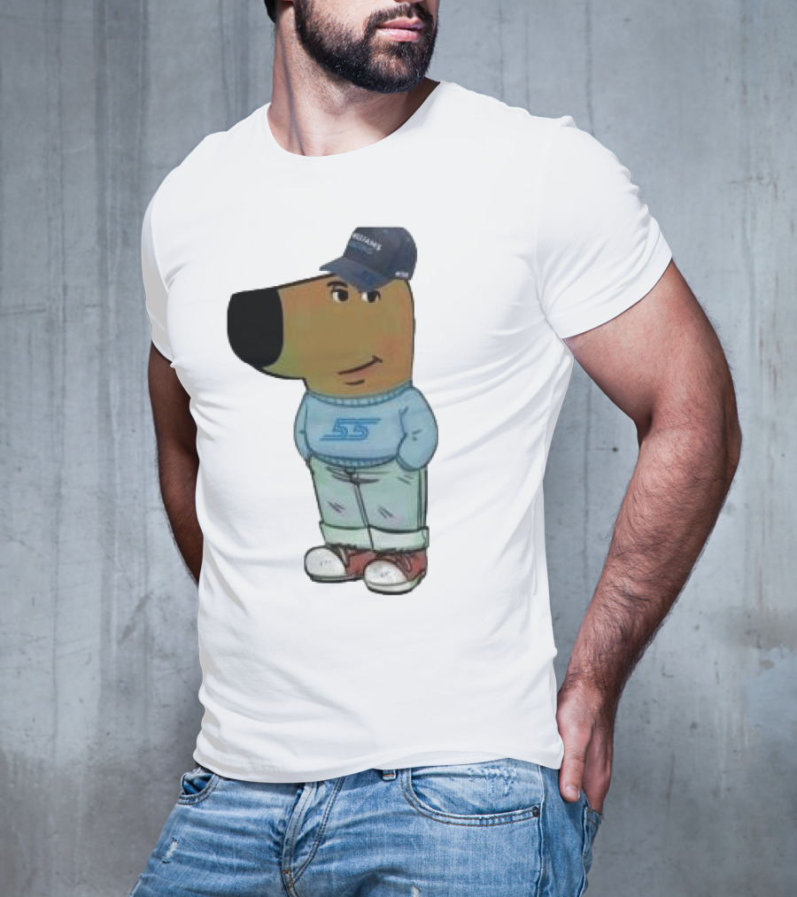 Williams Racing 55 Chill Guy Dog Hat T-Shirt