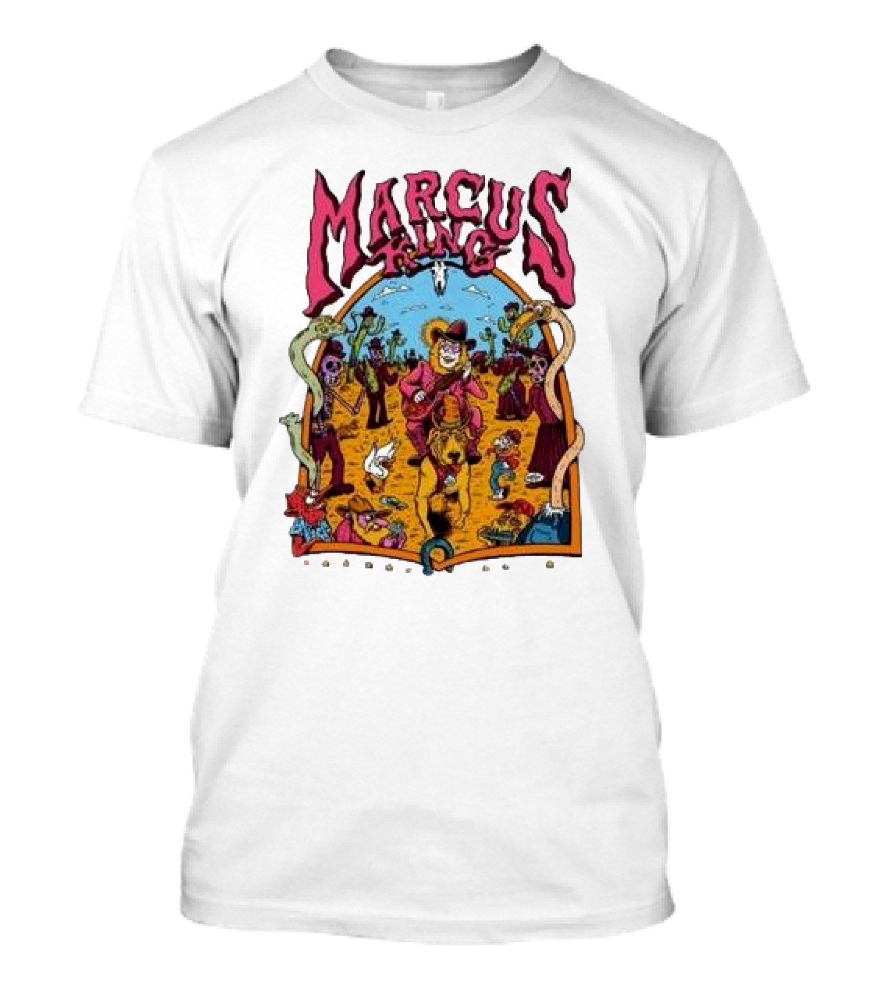Marcus King Wild West Adventure With Cowboys And Skeletons T-Shirt