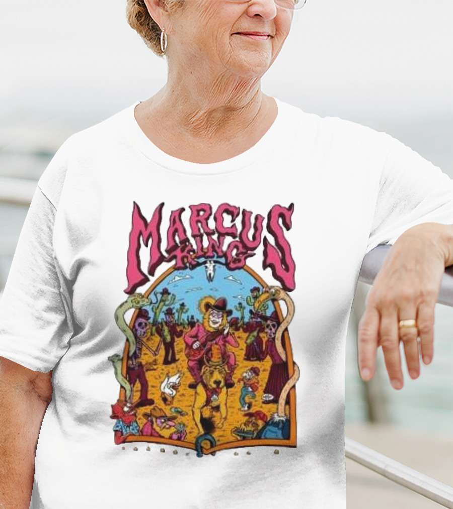 Marcus King Wild West Adventure With Cowboys And Skeletons T-Shirt