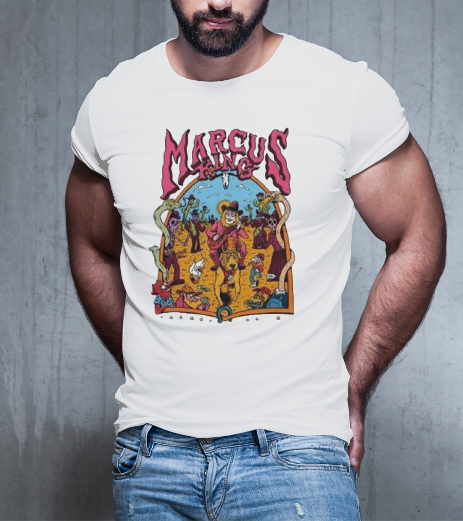 Marcus King Wild West Adventure With Cowboys And Skeletons T-Shirt