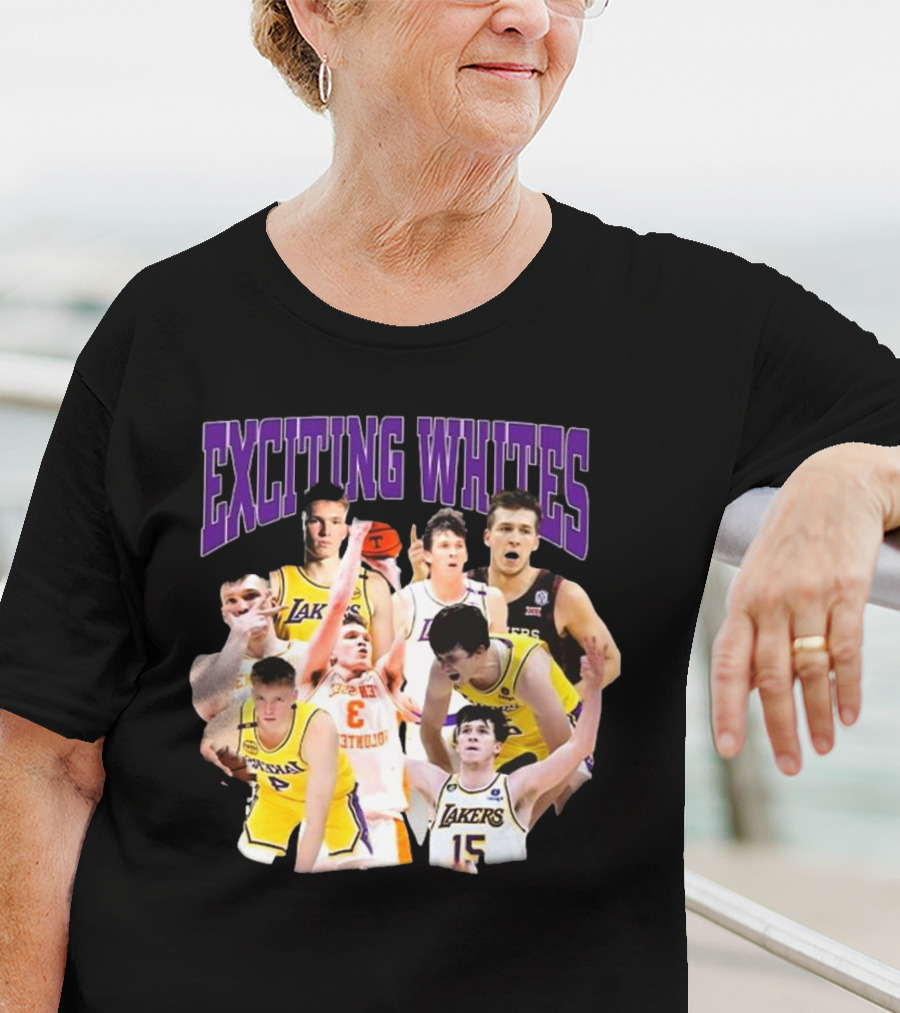 Dalton Knecht Austin Reaves Exciting Whites Lakers Basketball T-Shirt