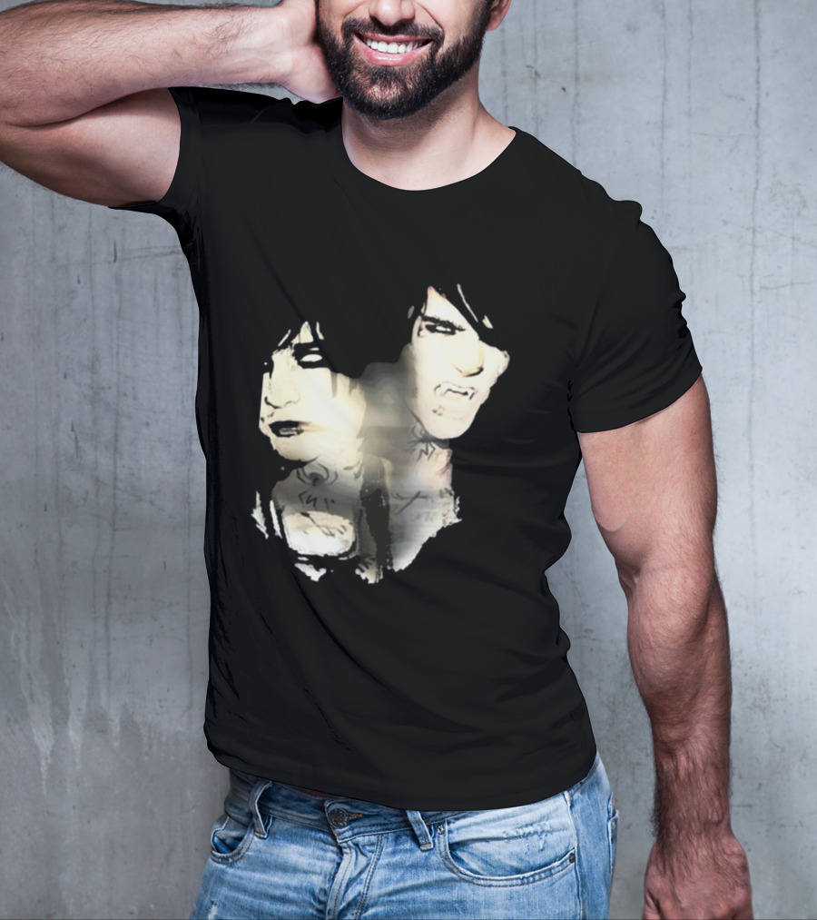 Johnnieguilbert Transformation Dual Expression Emo Vampire Aesthetic T-Shirt