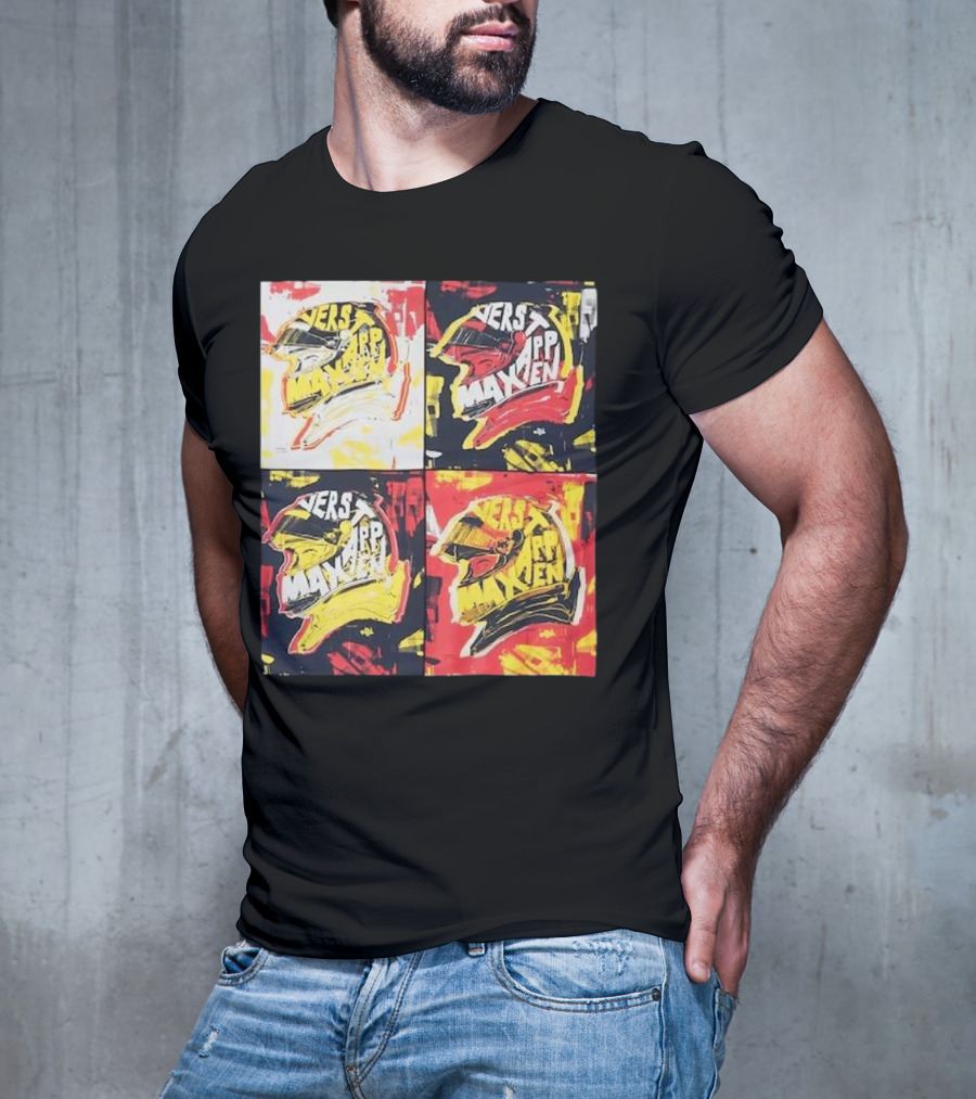 Red Bull Racing Verstappen Pop Art Helmet T-Shirt