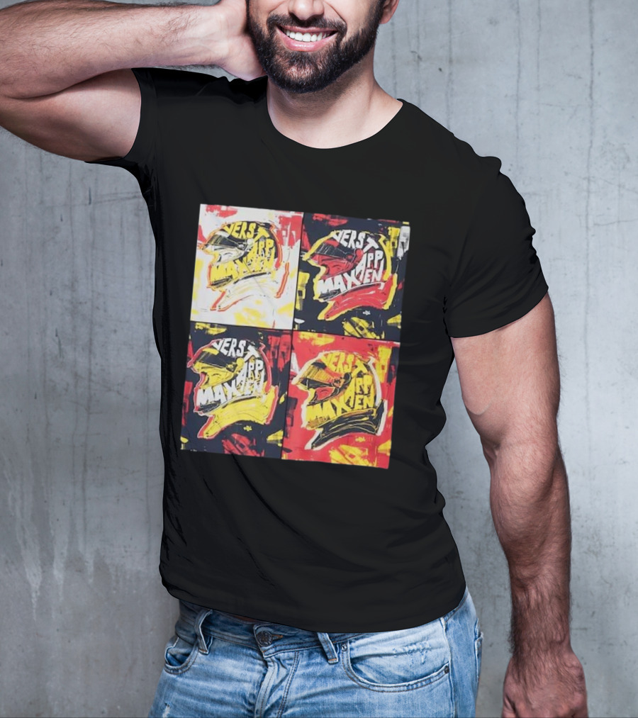 Red Bull Racing Verstappen Pop Art Helmet T-Shirt