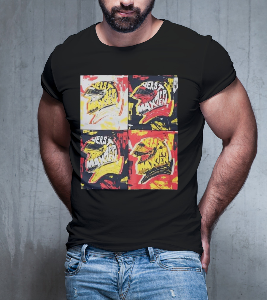 Red Bull Racing Verstappen Pop Art Helmet T-Shirt