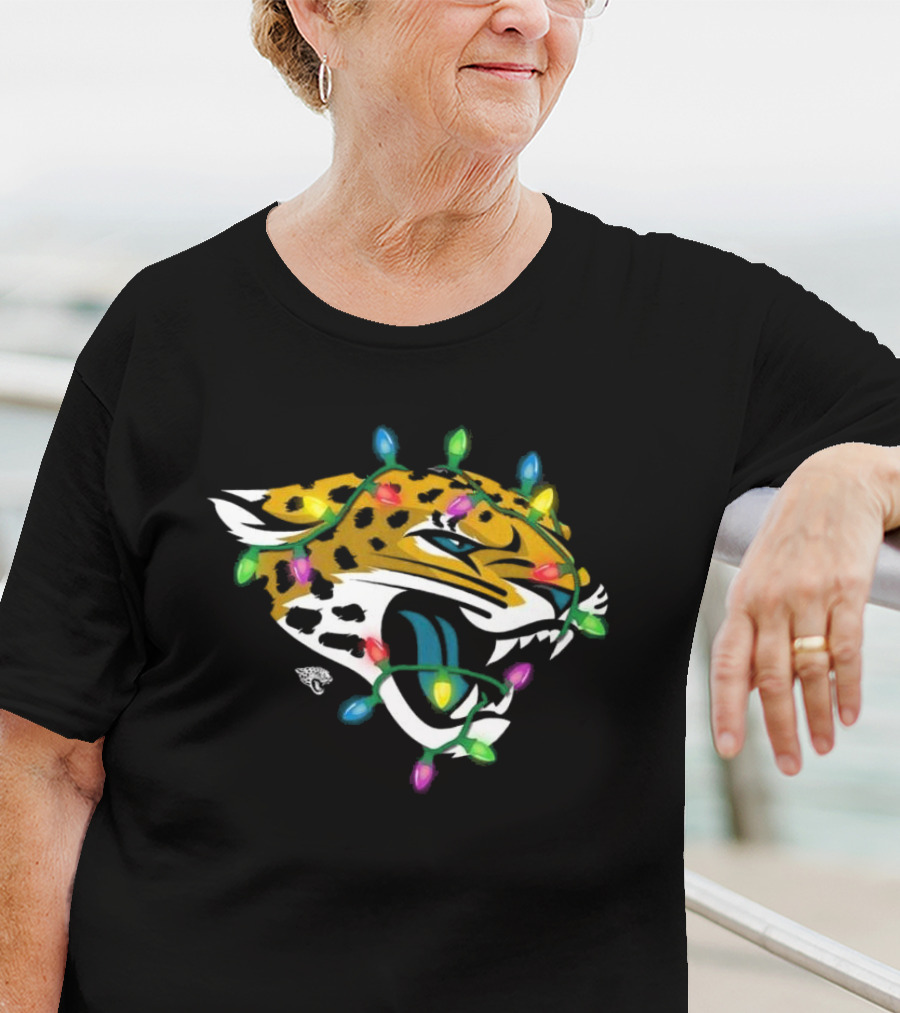 Jacksonville Jaguars Holiday Lights T-Shirt