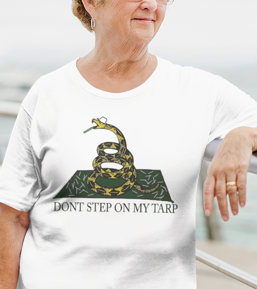 Don’t Step On My Tarp Snake Logo Festival T-Shirt