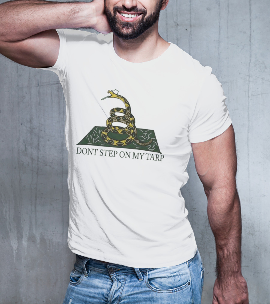 Don’t Step On My Tarp Snake Logo Festival T-Shirt