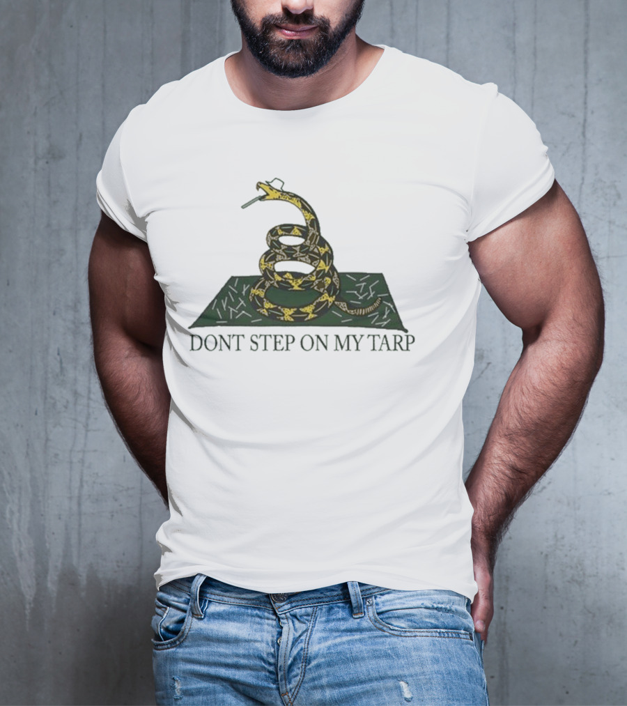 Don’t Step On My Tarp Snake Logo Festival T-Shirt
