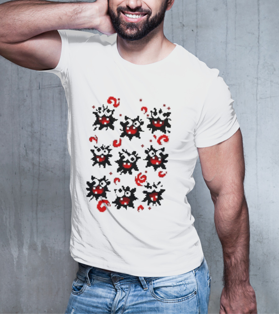 Super Mario World 2 Yoshi’s Island Fuzzies Dizzy Dancing T-Shirt