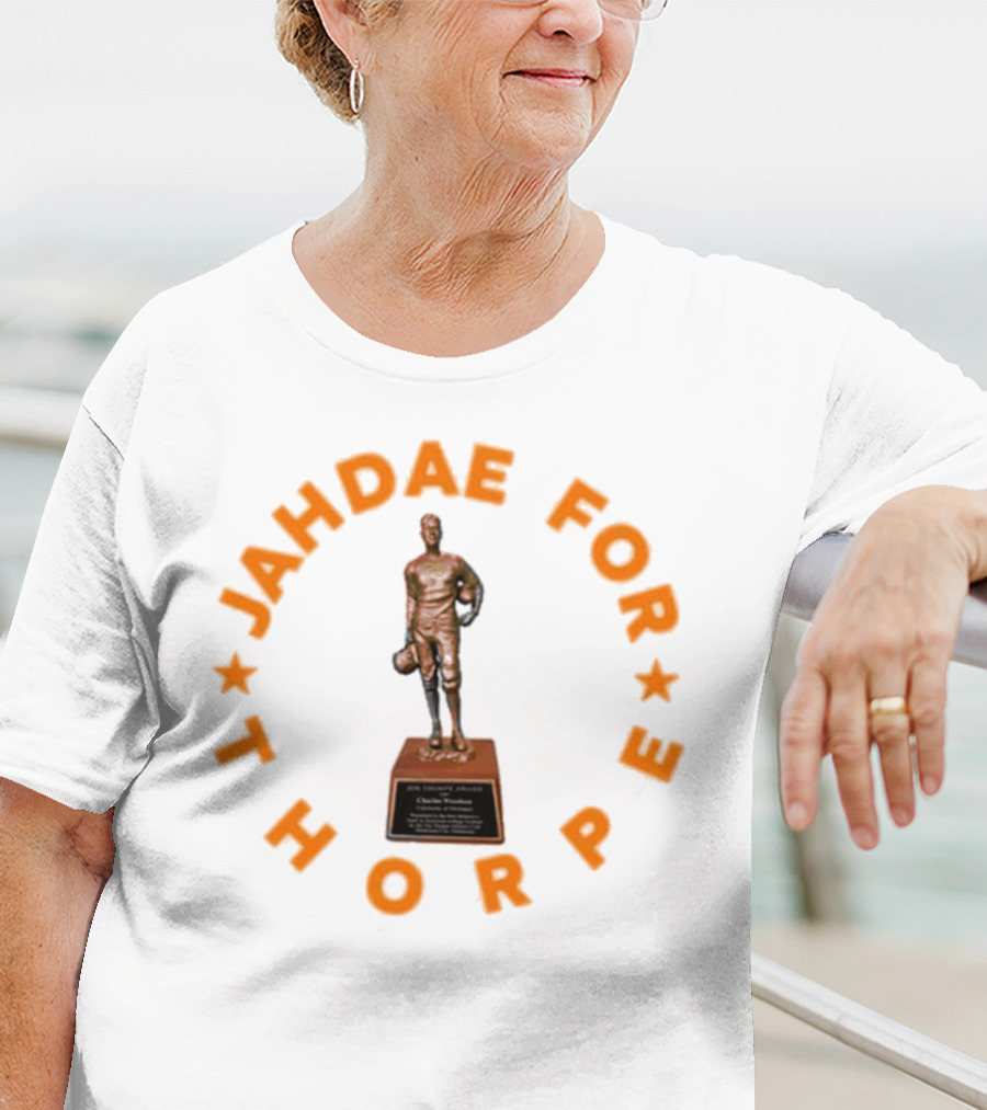 Jahdae For Thorpe Bronze Trophy Tribute Featuring Michael Taaffe T-Shirt