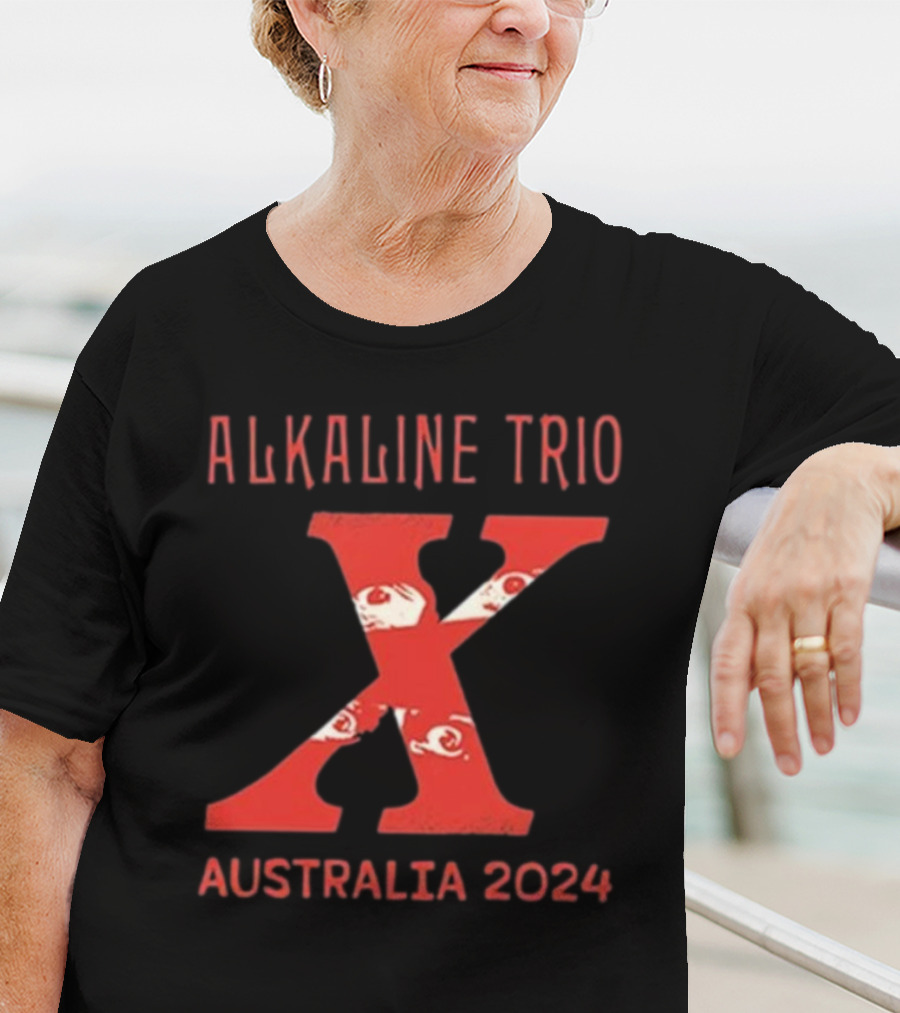 Alkaline Trio X Blood Hair Eyeballs Australia T-Shirt