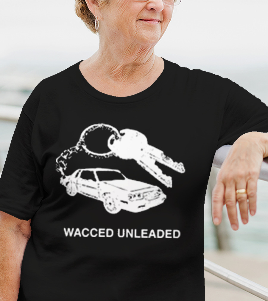 Rjv Collectives Wacced Unleaded Car And Keys T-Shirt