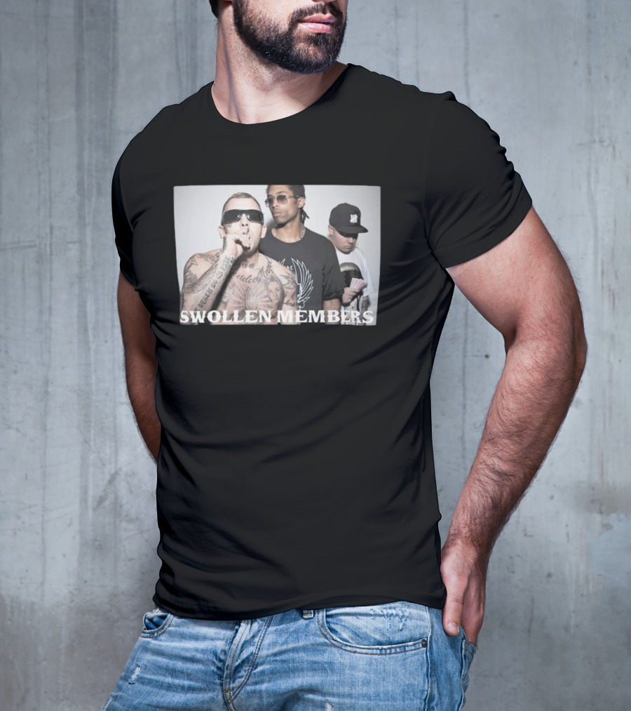 Subnoize Swollen Members Armed To The Teeth Group Image T-Shirt