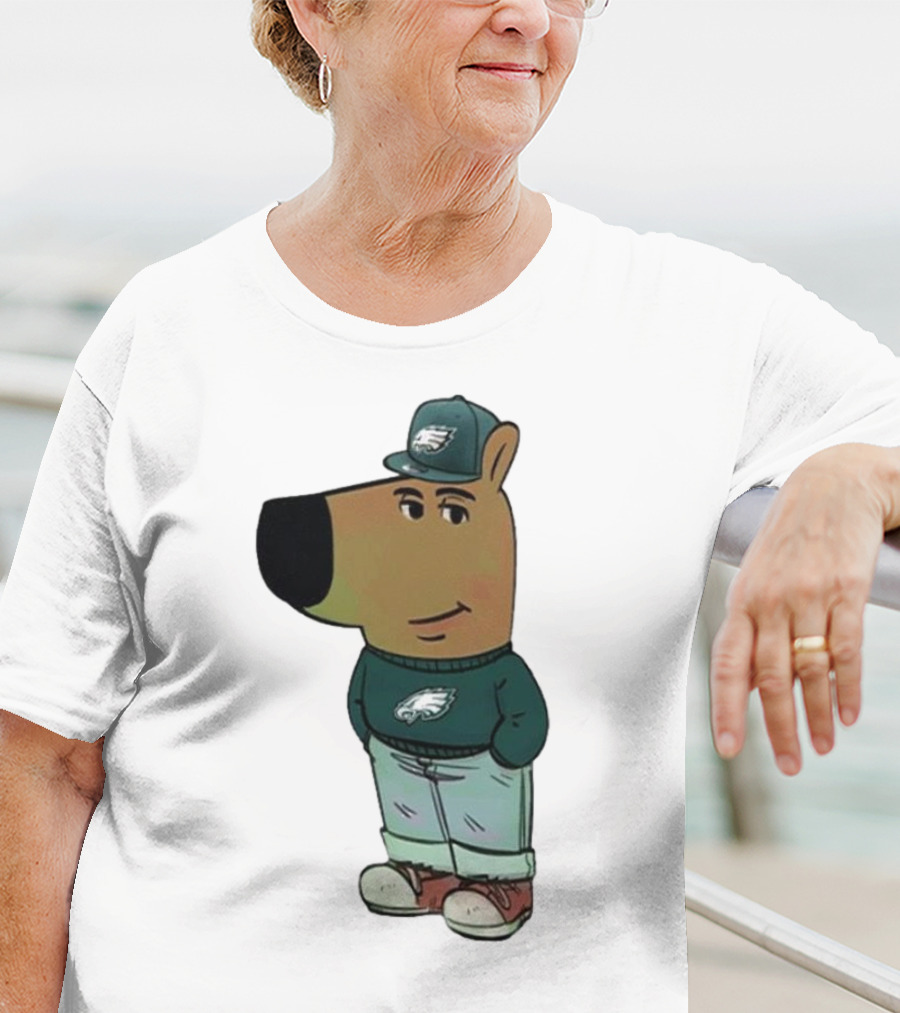 I Am Just A Chill Guy Philadelphia Eagles Character In Hat T-Shirt