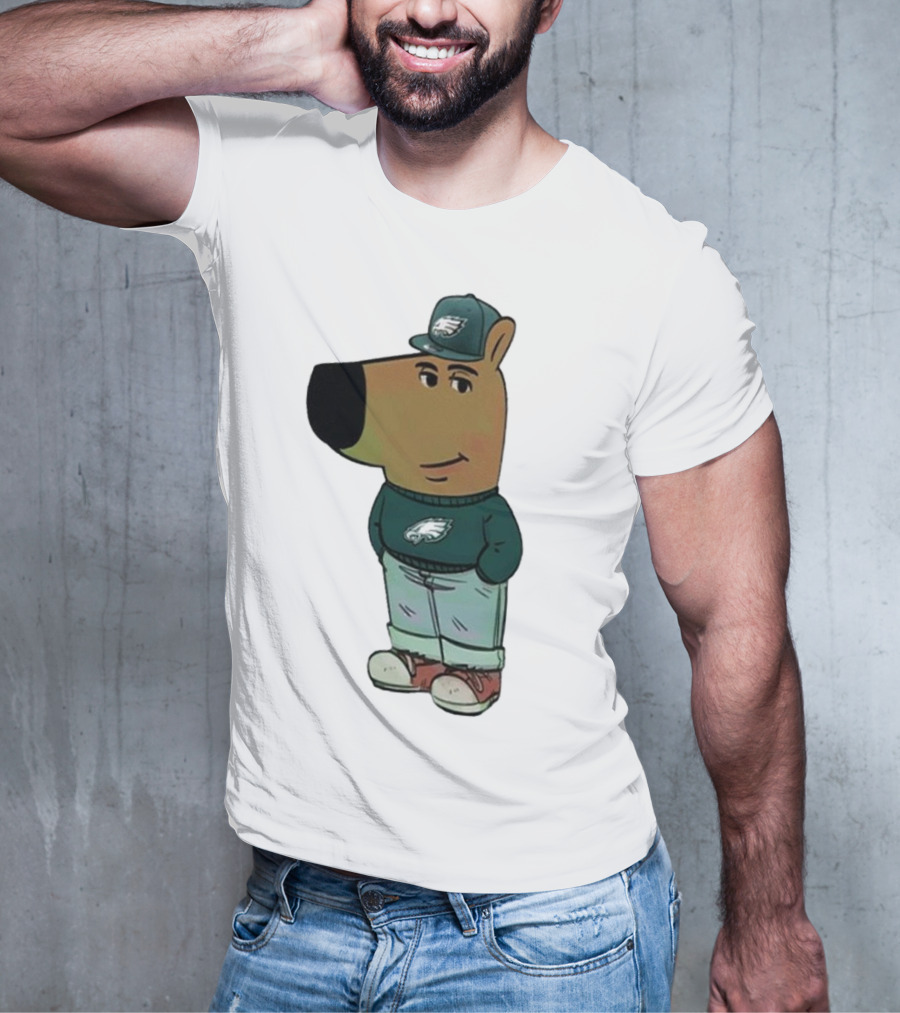 I Am Just A Chill Guy Philadelphia Eagles Character In Hat T-Shirt