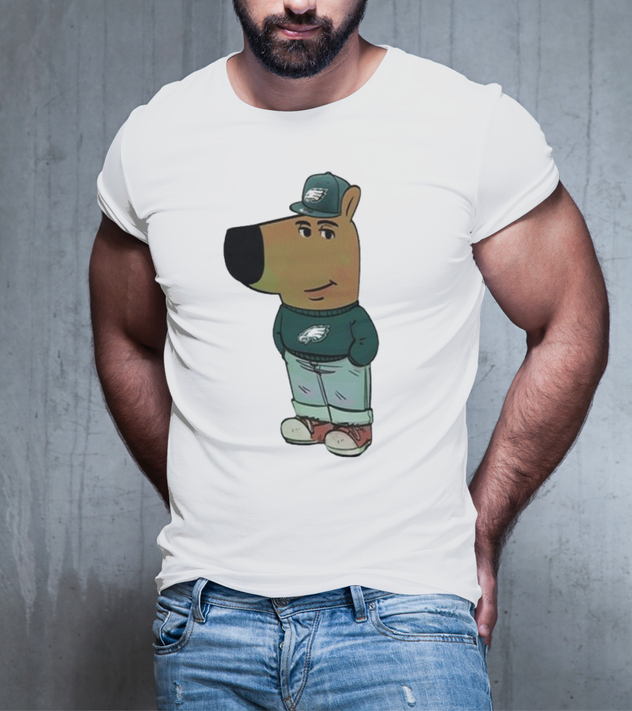 I Am Just A Chill Guy Philadelphia Eagles Character In Hat T-Shirt
