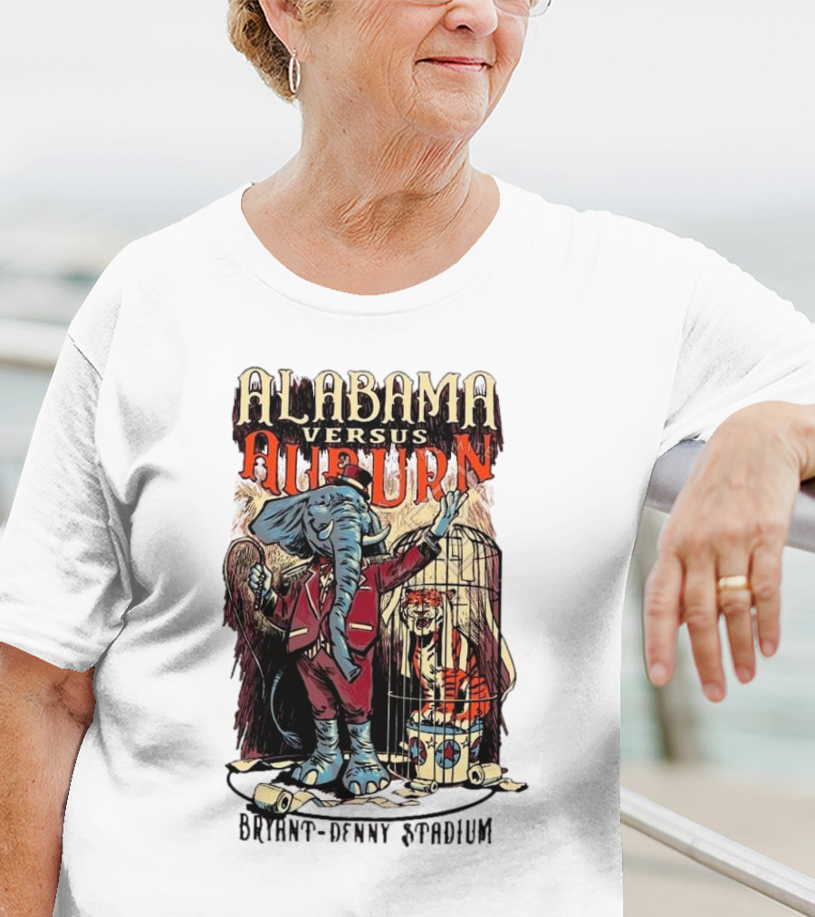 Alabama Versus Auburn Bryant-Denny Stadium Iron Bowl Week T-Shirt