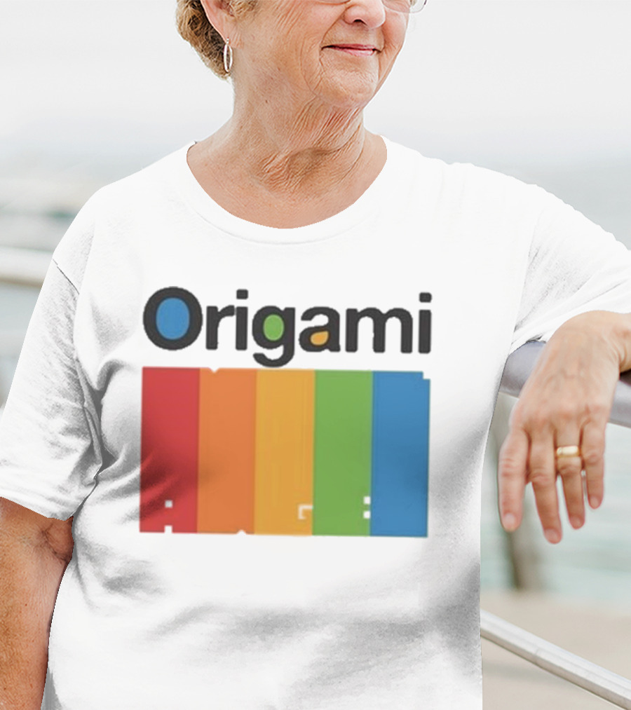 Origami Spectrum Rainbow Blocks T-Shirt
