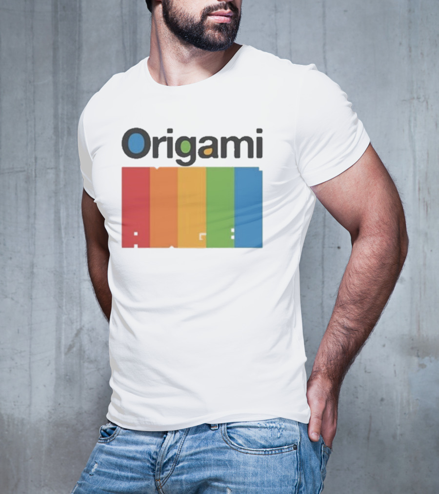 Origami Spectrum Rainbow Blocks T-Shirt