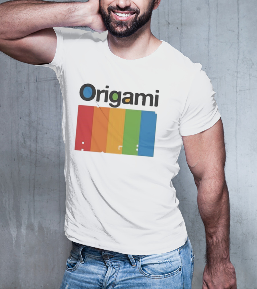 Origami Spectrum Rainbow Blocks T-Shirt