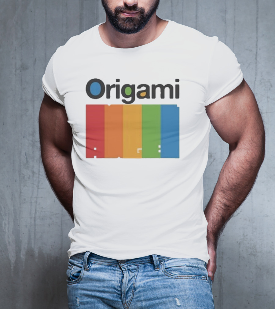Origami Spectrum Rainbow Blocks T-Shirt