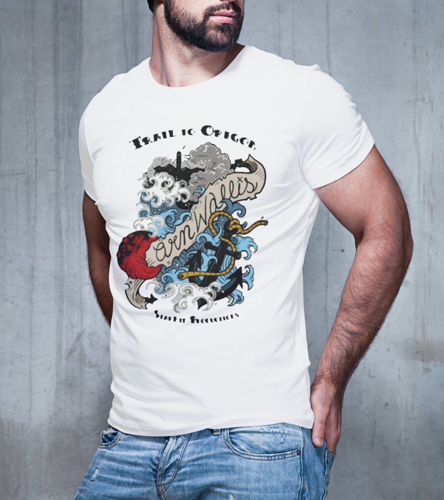 Trail To Oregon Cornwallis Ship Features T-Shirt