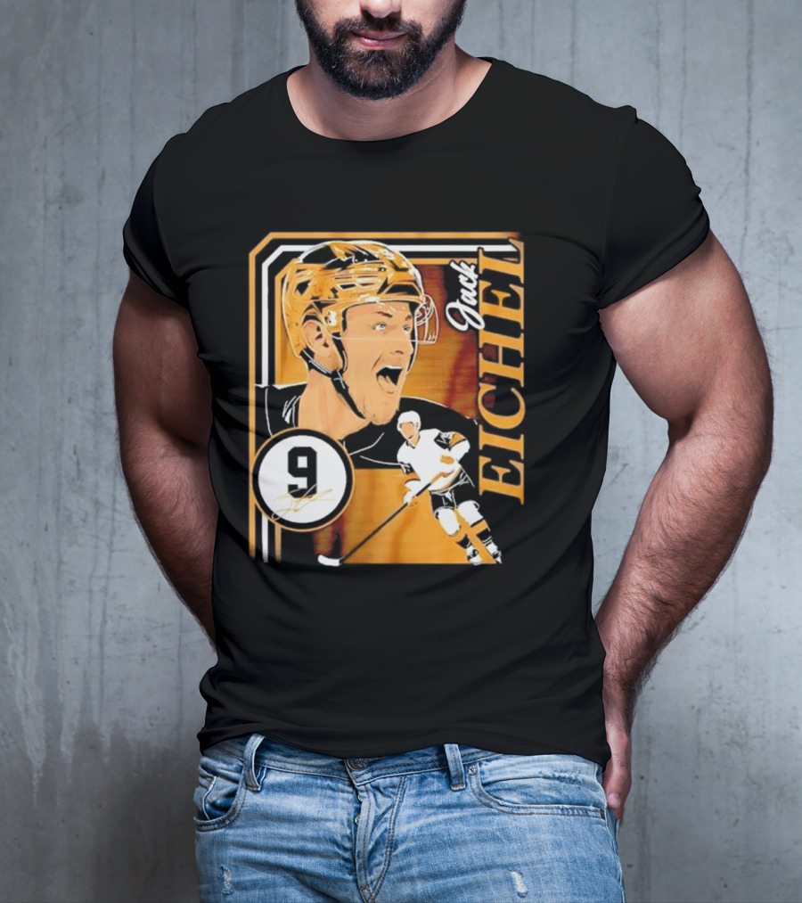 Jack Eichel Las Vegas Hockey Collage Frame T-Shirt