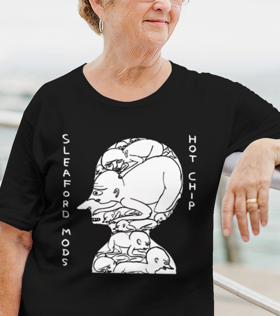 Sleaford Mods Hot Chip Abstract Figure Array T-Shirt