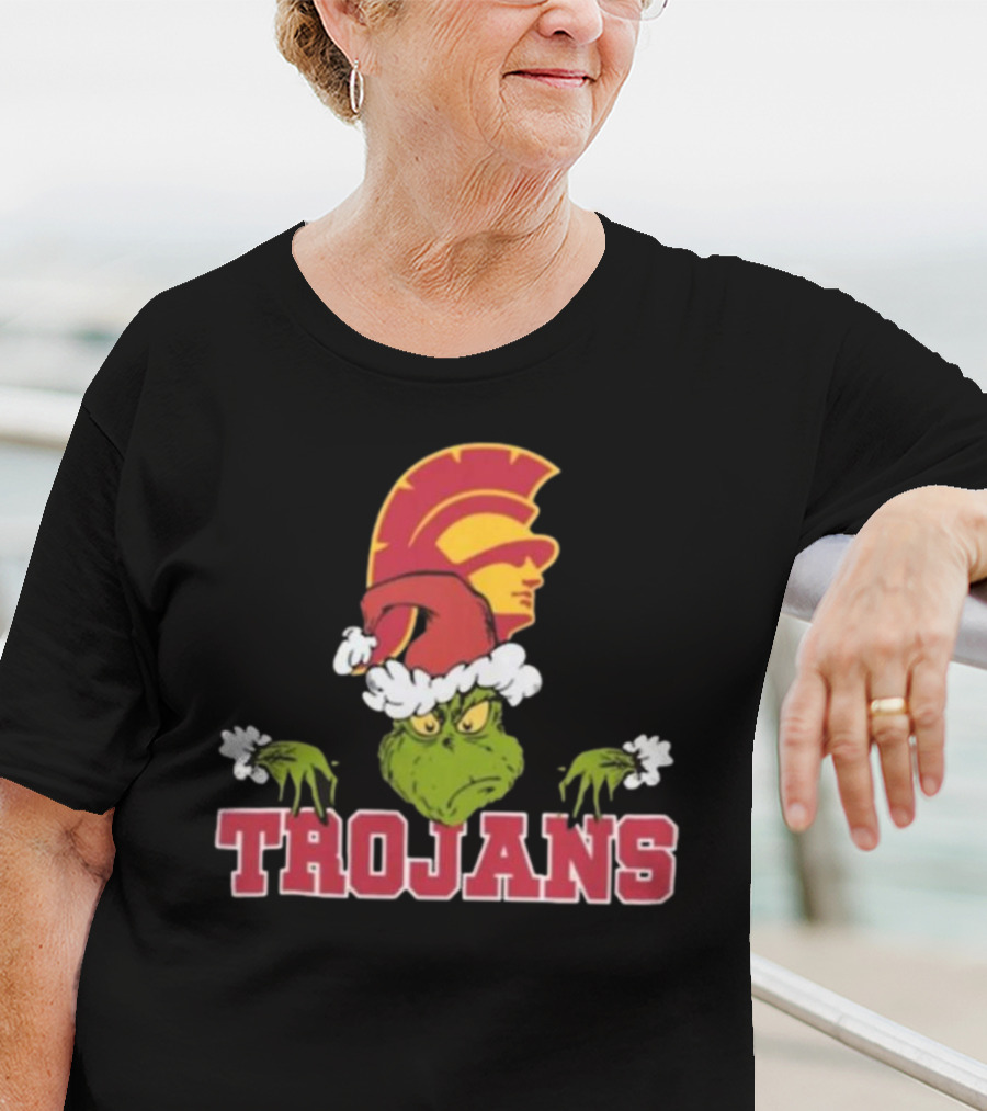 USC Trojans Football Grinch Christmas T-Shirt