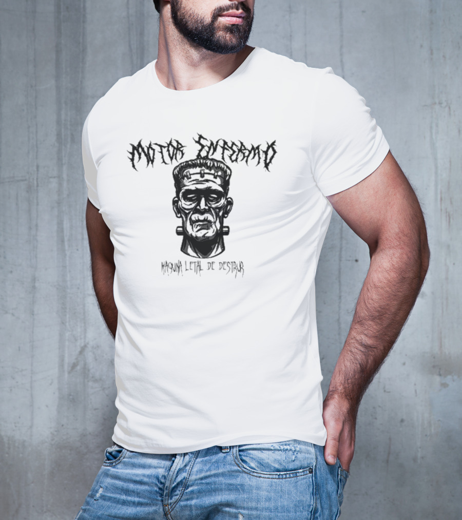 Airbag X Rolis Motor Enfermo Máquina Letal De Destruir - Frankenstein Monster T-Shirt