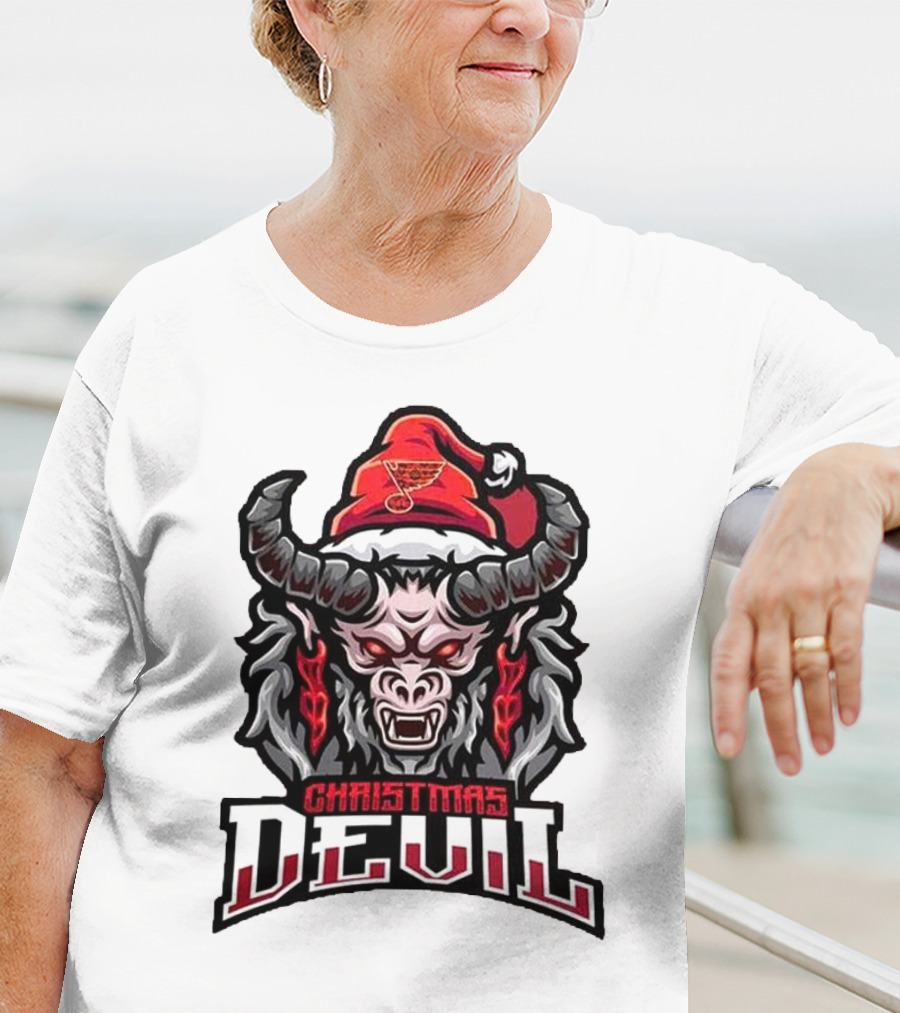 St. Louis Blues Krampus Christmas Devil NHL T-Shirt