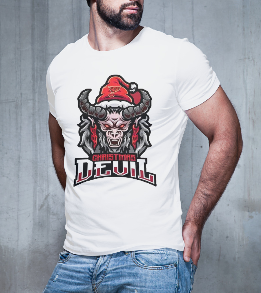 St. Louis Blues Krampus Christmas Devil NHL T-Shirt