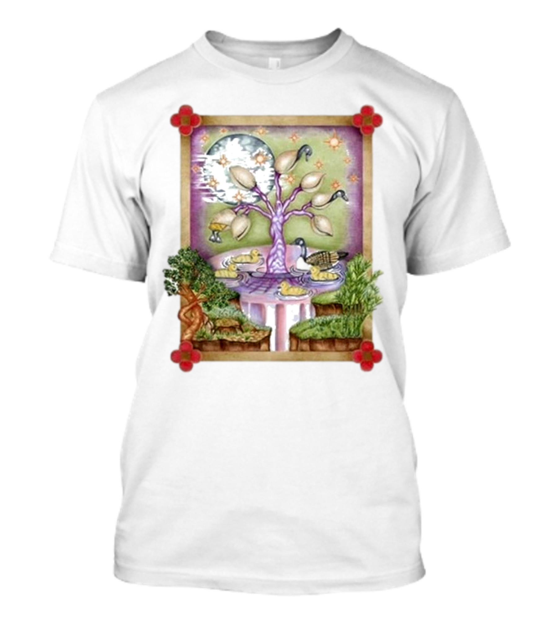Crumbtheband Crumb Amama Enchanted Tree And Celestial Harmony T-Shirt