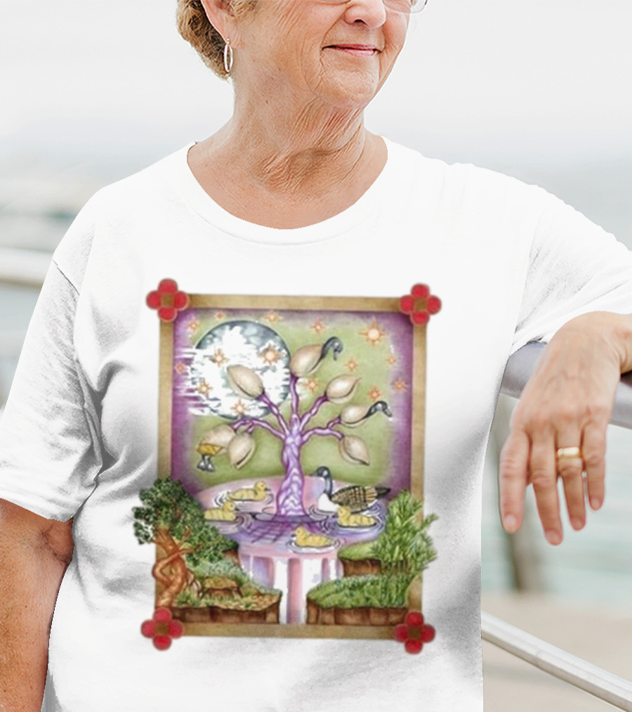 Crumbtheband Crumb Amama Enchanted Tree And Celestial Harmony T-Shirt