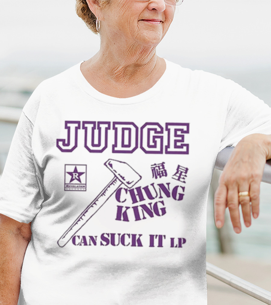 Judge Chung King Can Suck It LP Revelation Records Hammer Star T-Shirt