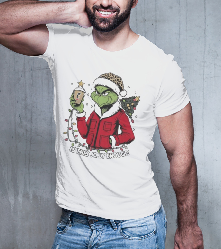 Cincinnati Bearcats Grinch Christmas Is This Jolly Enough T-Shirt