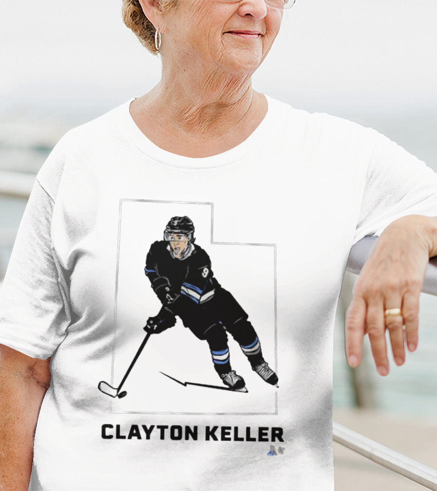 Clayton Keller Hockey Star In State Outline T-Shirt