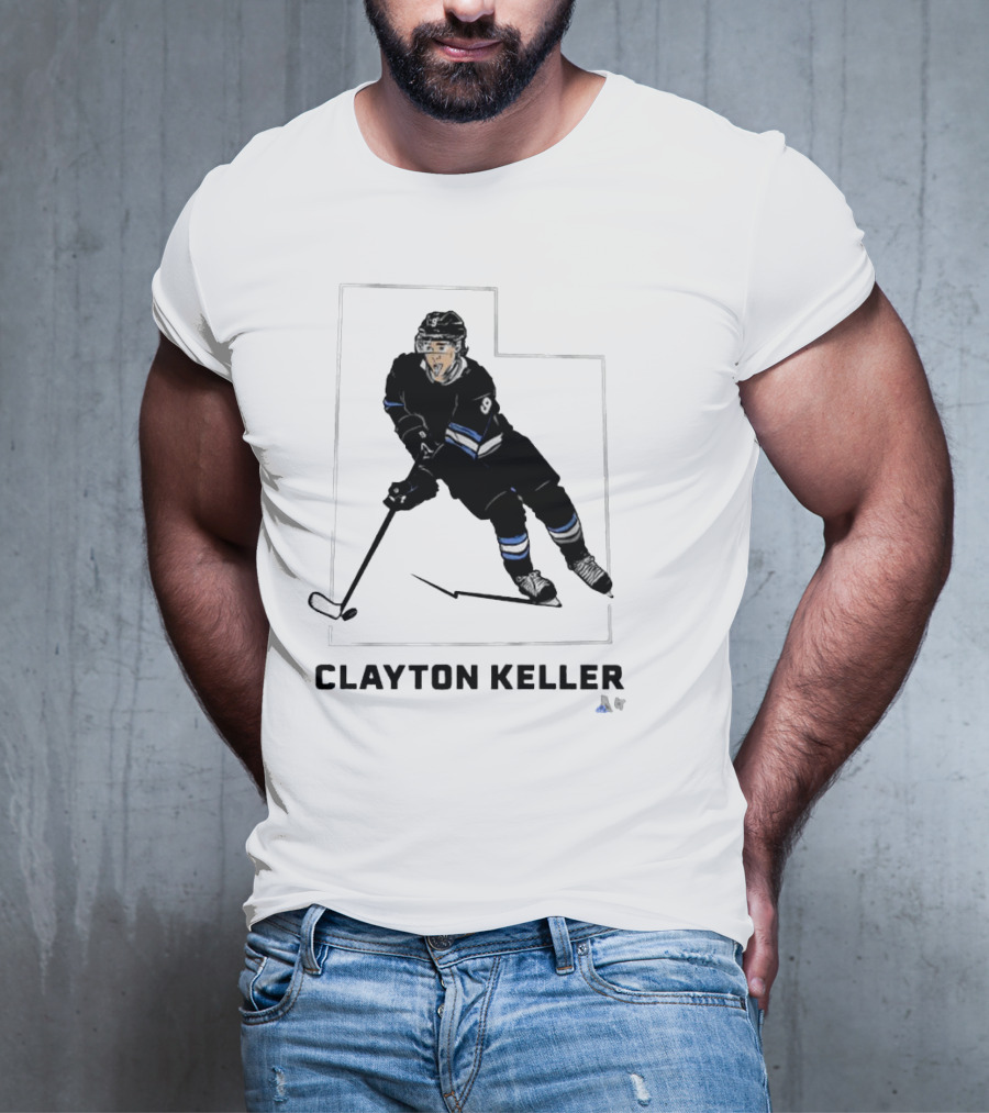 Clayton Keller Hockey Star In State Outline T-Shirt