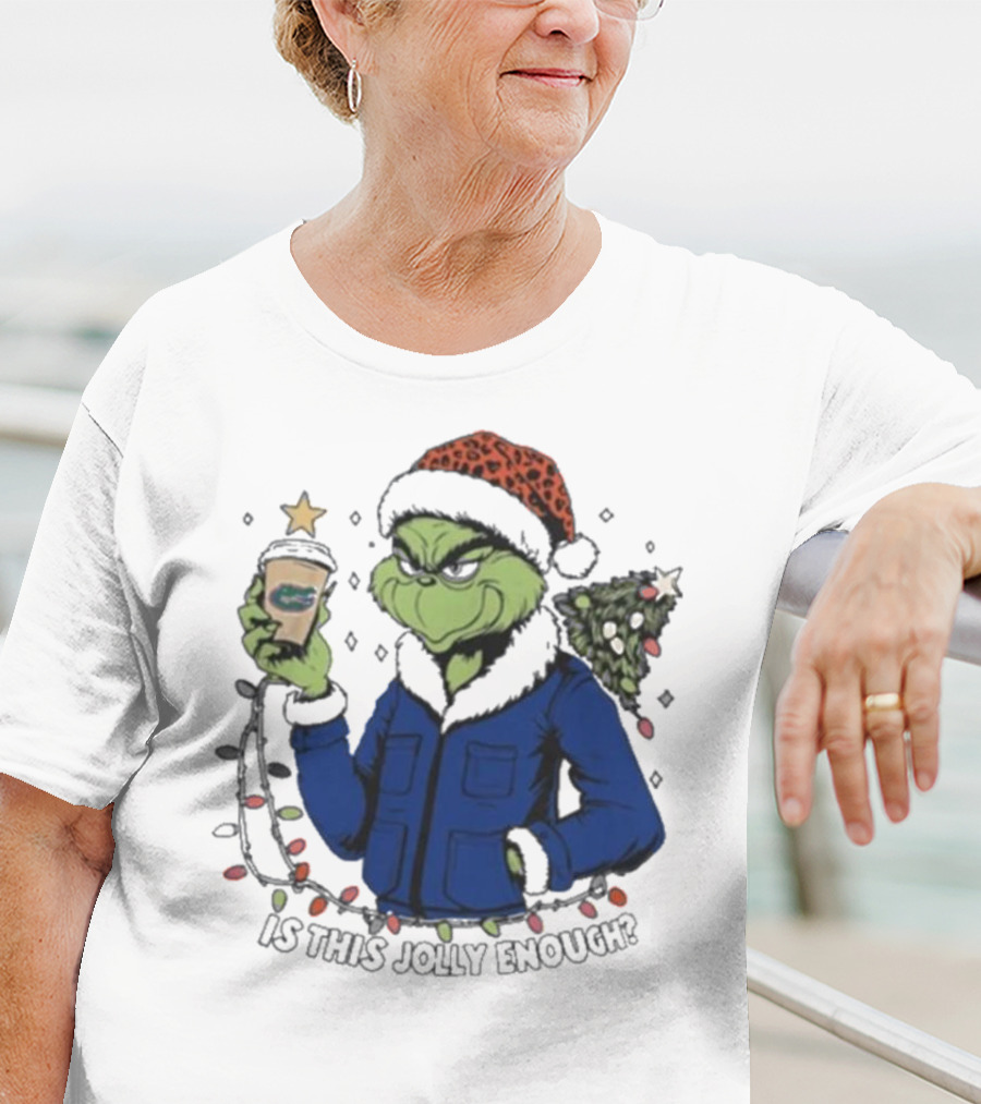 Florida Gators Grinch Is This Jolly Enough Merry Christmas T-Shirt