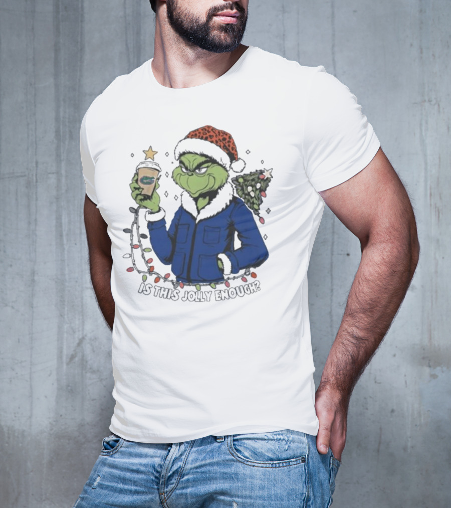 Florida Gators Grinch Is This Jolly Enough Merry Christmas T-Shirt