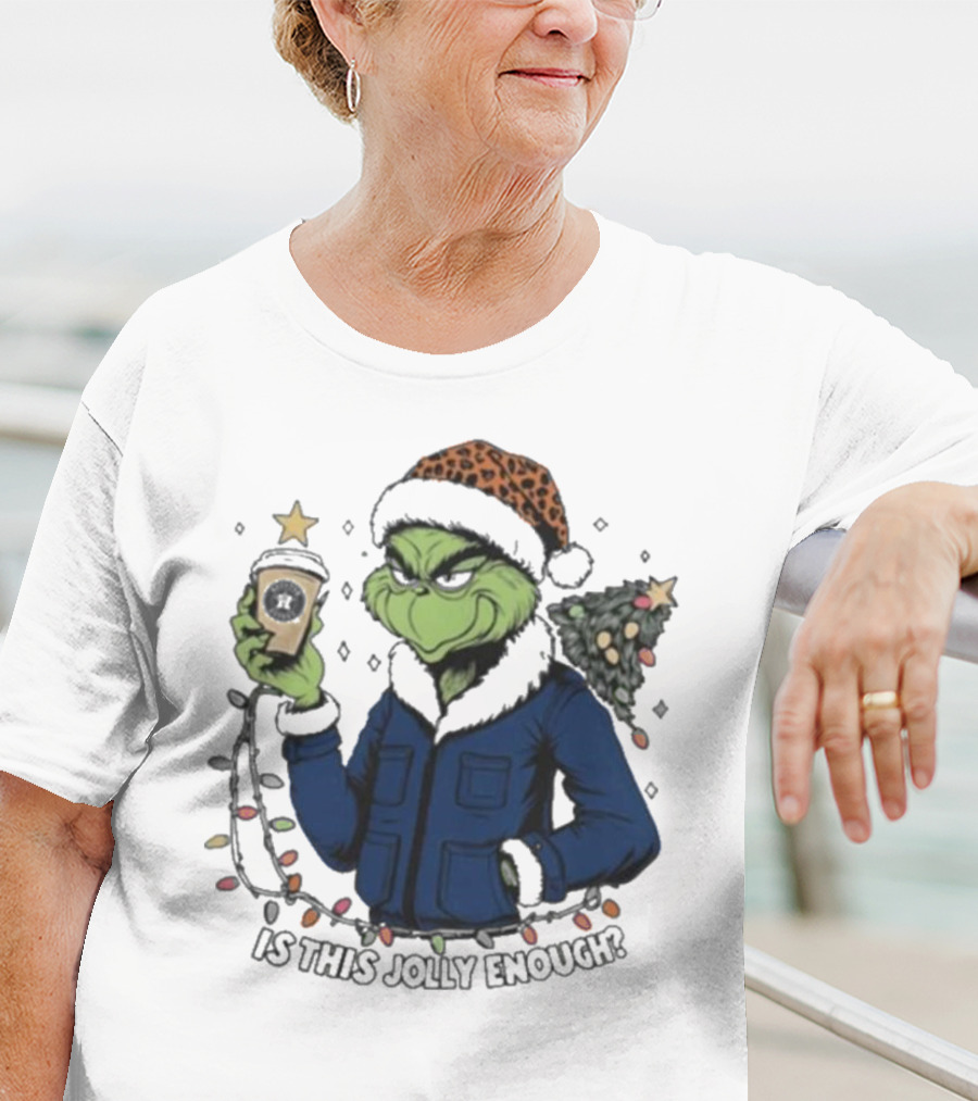 Houston Astros Grinch Christmas Is This Jolly Enough Holiday T-Shirt