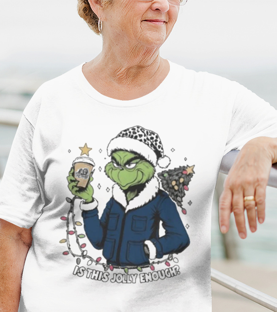 Old Dominion Monarchs Santa Grinch Christmas Is This Jolly Enough T-Shirt