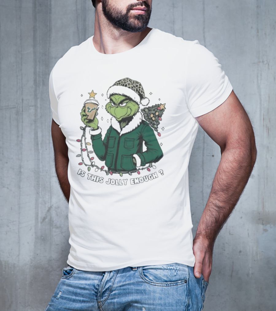 South Florida Bulls Grinch Is This Jolly Enough Merry Christmas T-Shirt