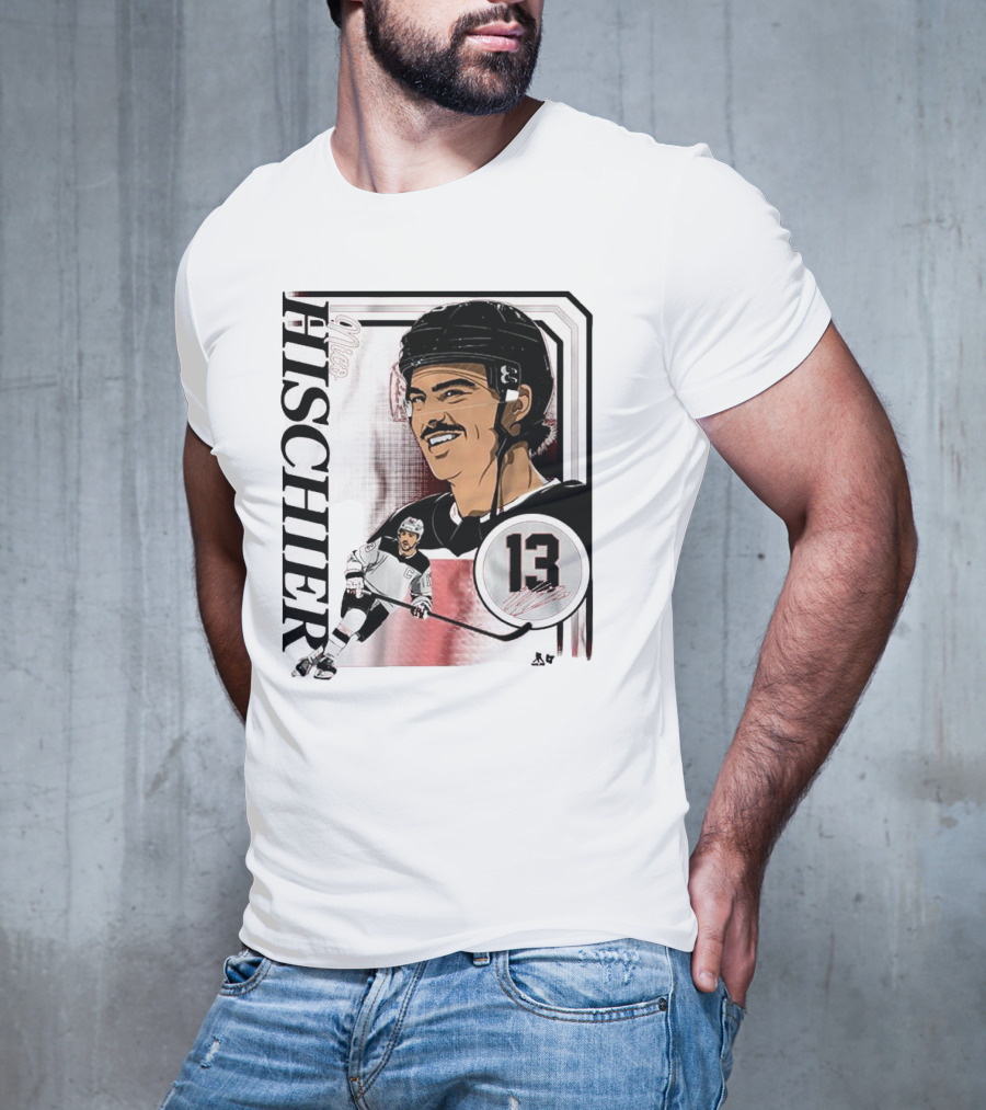 Nico Hischier Collage Frame Number 13 Hockey T-Shirt