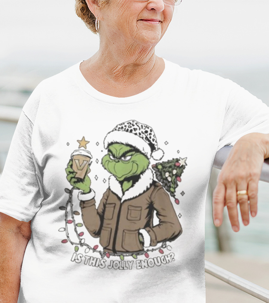 Vanderbilt Commodores Grinch Christmas Is This Jolly Enough T-Shirt